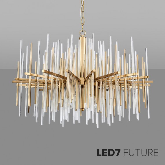 Loft Industry Modern - Crystall Needles Chandelier